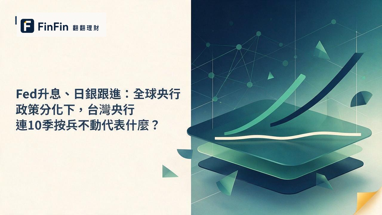 三條代表利率路徑的抽象曲線，兩條向上、一條持平，呈現分歧走勢