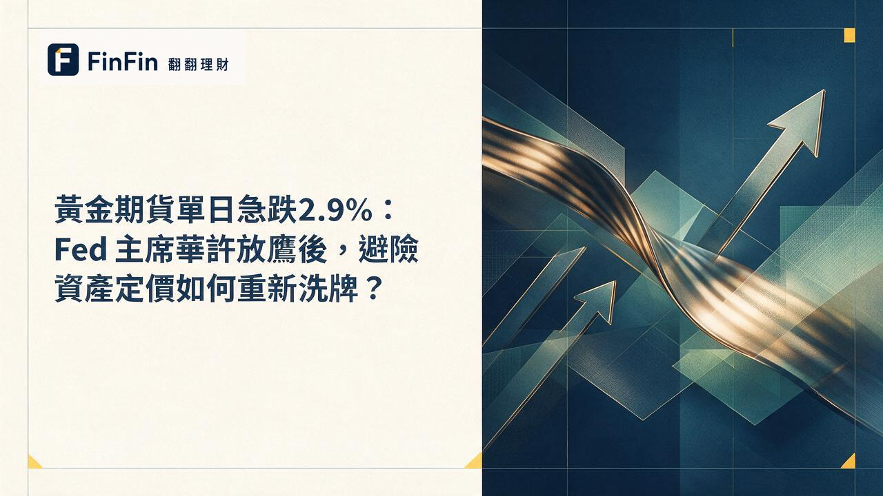 冷色調抽象畫面，金屬質感曲線向下傾斜，背景有代表殖利率攀升的幾何箭頭，整體氛圍緊張而冷靜。